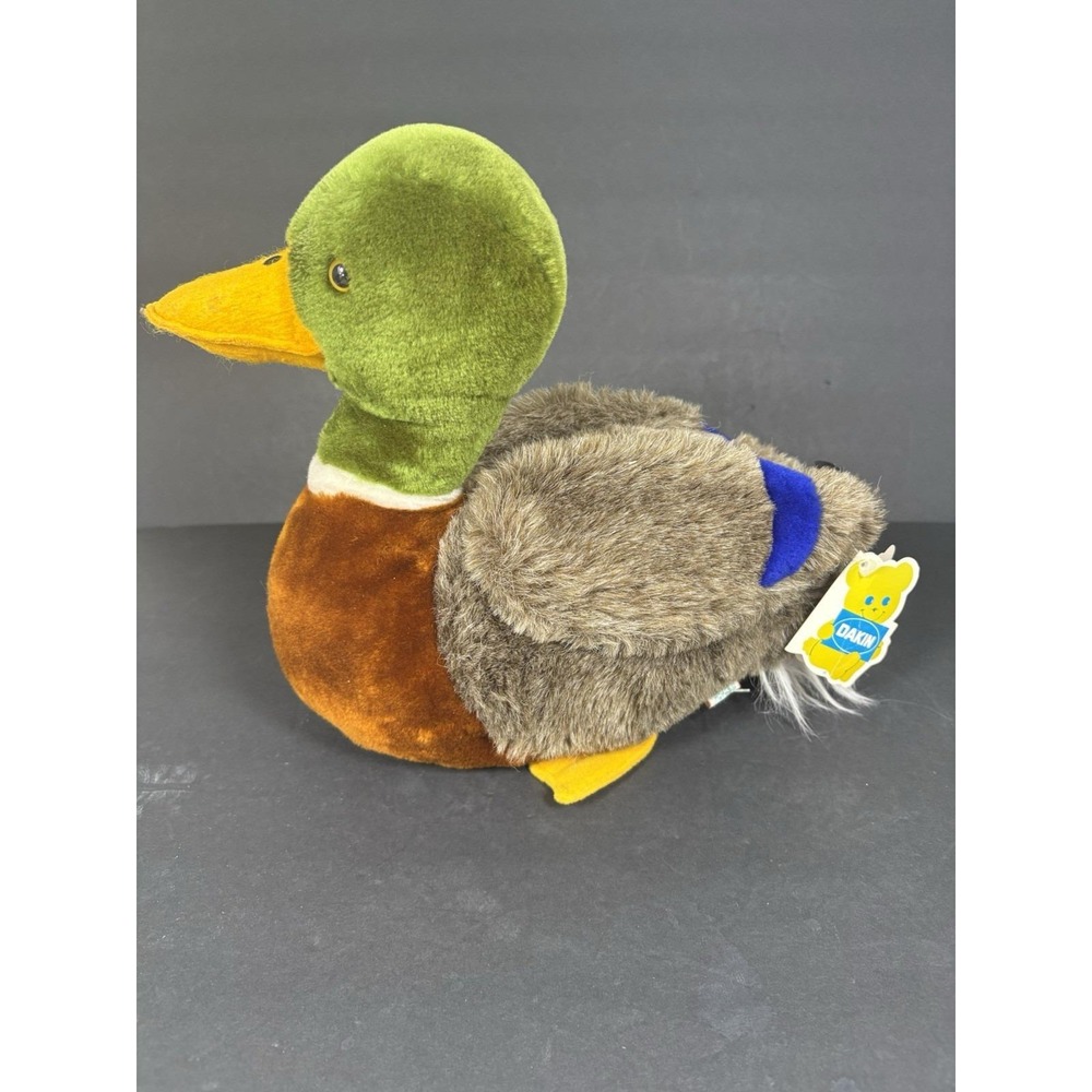 Vintage 1981 Dakin Nature Babies Milord Mallard Duck Plush 31-3311 Tags 10"